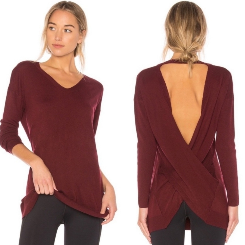 NWT Vimmia Shavasana Burgundy Wool/Mohair Sweater